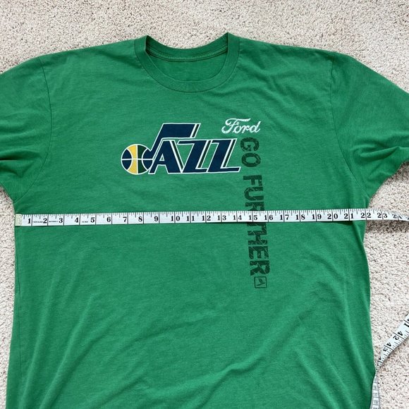 Jazz Ford Mens T Shirt XL Green Short Sleeve Graphic Ford Goes Further - Picture 5 of 9